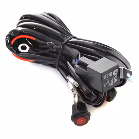 Elektrická instalace pro auto a moto LED BAR reflektory s relé 40A