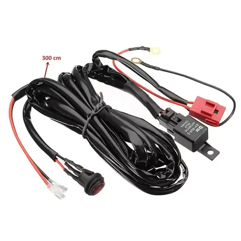 Kit cablaj pentru instalare lumini LED pe ATV, cu protecție integrată