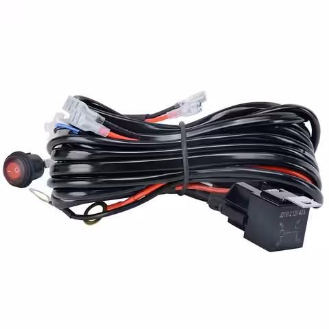 Elektrická instalace pro auto a moto LED BAR reflektory s relé 40A
