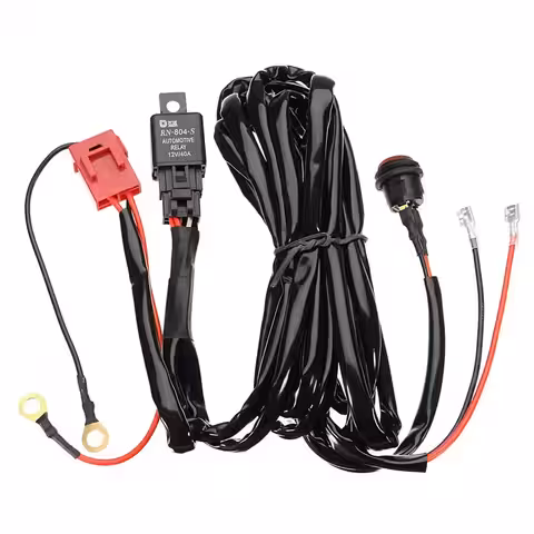 Elektrická instalace pro auto a moto LED BAR reflektory s relé 40A