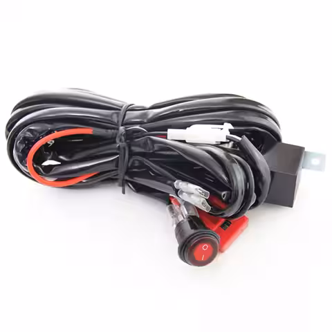 Elektrická instalace pro auto a moto LED BAR reflektory s relé 40A
