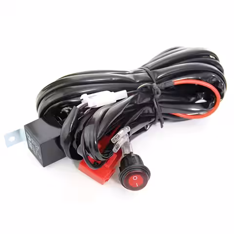 Elektrická instalace pro auto a moto LED BAR reflektory s relé 40A