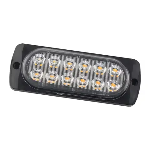 Žluté autostroboskopy profesionální autoblikače žlutý LED stroboskop 12V 24V mřížka