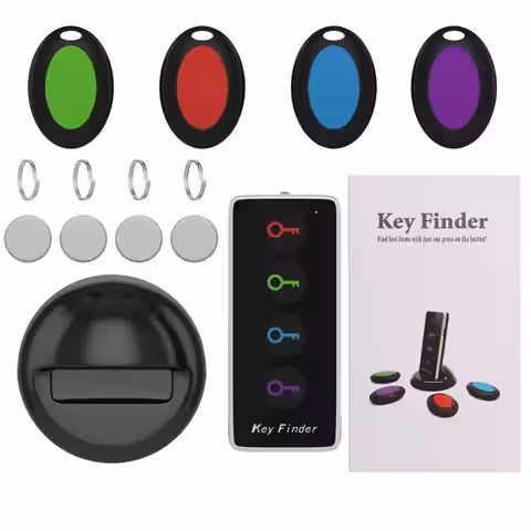 Fjärrkontroll med ficklampa och smarta taggar för snabb lokalisering