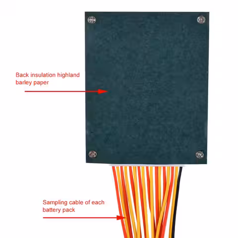 Bild av baksidan på BMS 16S 60V 40A-kort