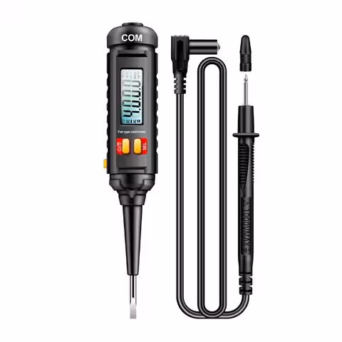 Creion de tensiune utilizat pentru testarea unei baterii auto de 12V