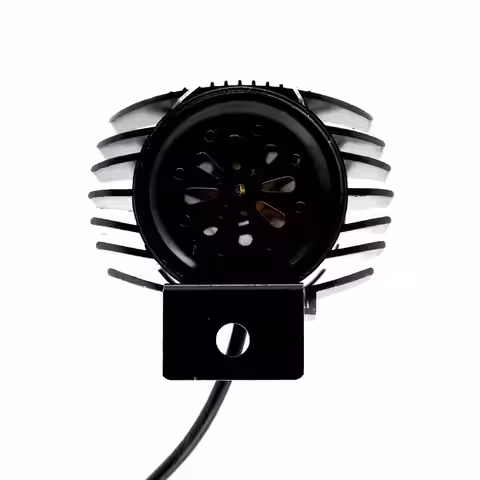 Vedere din spate a farului cu claxon electronic integrat