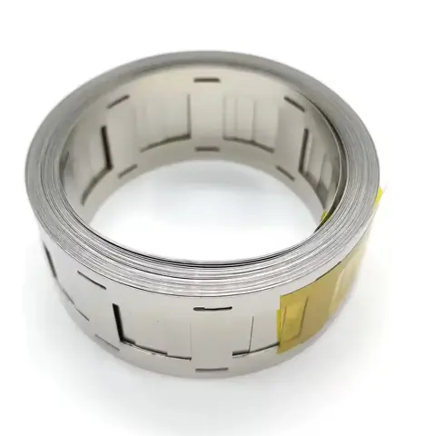 Páska z čistého niklu 2P plochá páska pro bodové svařování baterií 5m 0,15mm 7mm 27mm