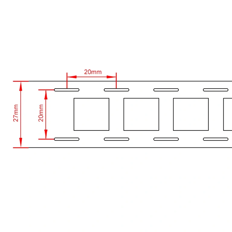 Разстояние 20.2 мм между клетките в конфигурация 2P