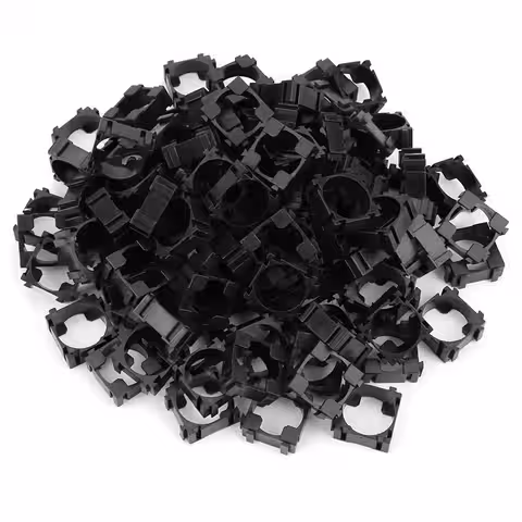 Stort set med 100 modulära hållare för fastsättning av 18650-celler