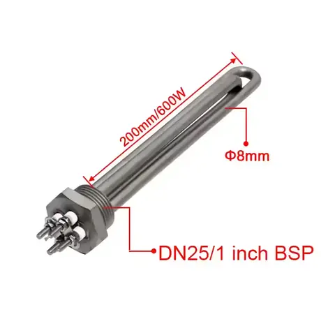 Topení vody 12V 24V 300W 600W topný prvek