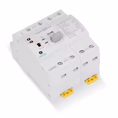 ATS-brytare med kapacitet upp till 63A för trefasström