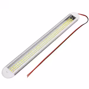 Vedere frontală a lămpii LED pentru interior auto, potrivită pentru plafon sau portbagaj
