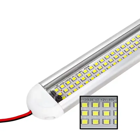 Lampă LED auto universală – vedere de sus Vedere de sus a lămpii LED universale pentru interiorul autoturismelor