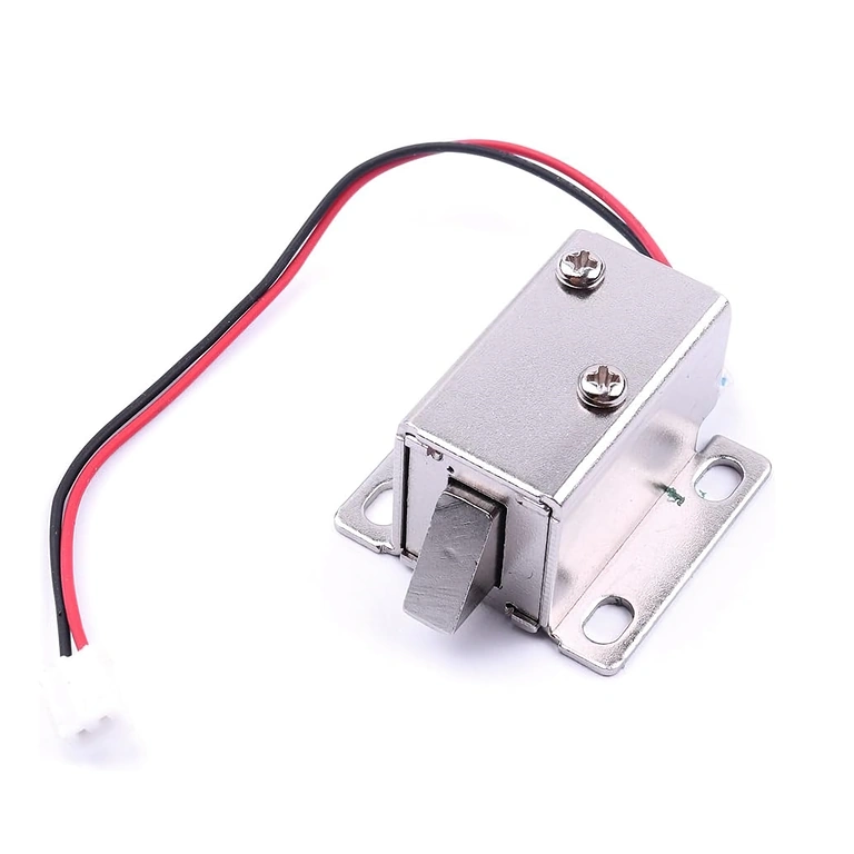 Изображение на електромагнитна ключалка 12V, преден изглед