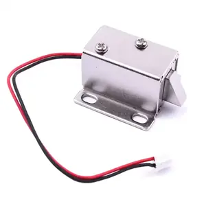 Yală electromagnetică 12V fotografiată din lateral