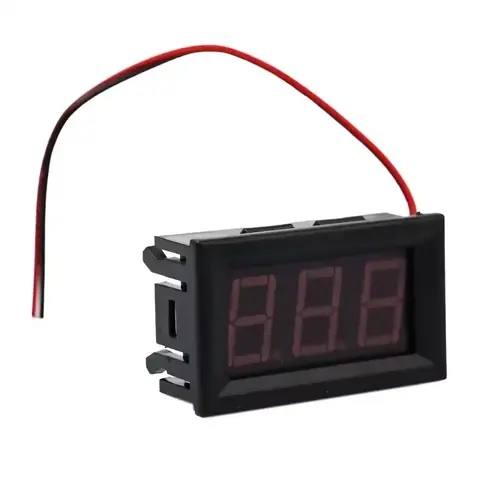 Voltmetru digital de panou 5V-120V în stare oprită, fără afișaj activ