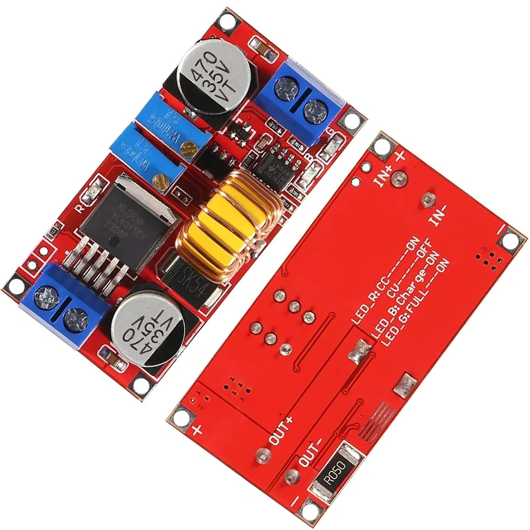 Регулируем XL4015 конвертор – горен изглед