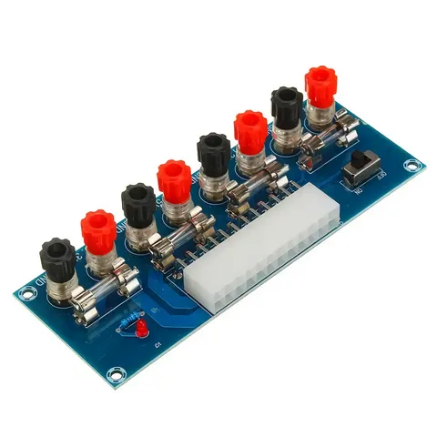 Adaptor placă alimentare ATX – vedere frontală Placă adaptor de alimentare pentru sursă ATX, vedere din față