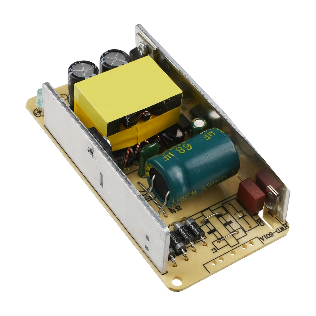 Захранване 24V 3A стабилизирано – LED захранване 24V Slim за LED ленти 60W-72W, постоянно напрежение и комутация