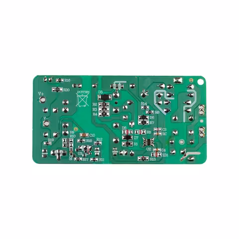 Detalj på DC-kontakt för 24V 3A strömkälla