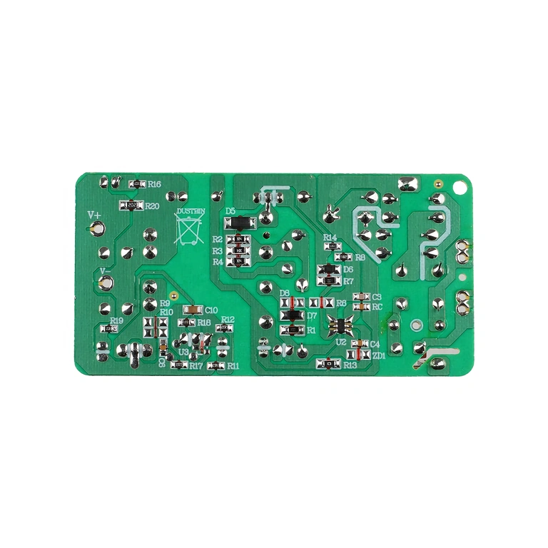 Детайл на DC конектор на 24V 3A захранване за електронни устройства