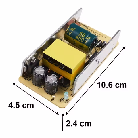 Slim LED-strömkälla 24V, idealisk för LED-band