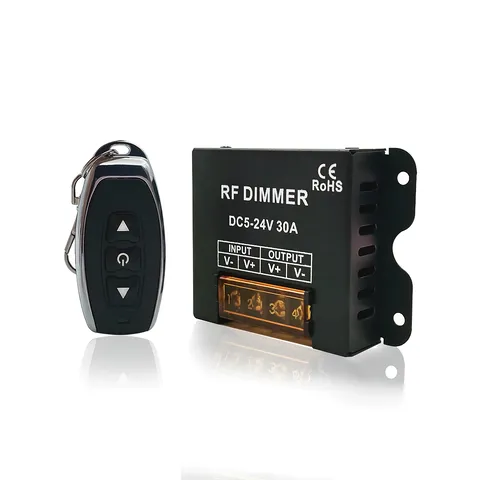 Dimmer reglabil 0-100% pentru bandă LED monocrom, 30A