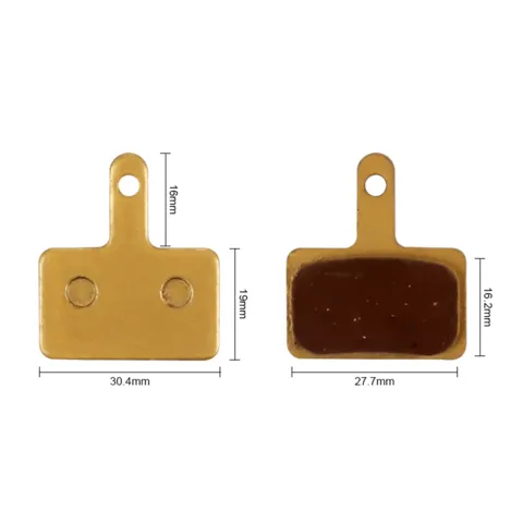 Dimensiuni plăcuțe frână Shimano B01S Dimensiuni exacte plăcuțe frână Shimano B01S: 35 X 30.8 x 4 mm