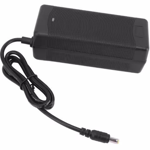 48V–54,6V 2A-laddare för elscooter, e-bike och elcykel med skydd och LED