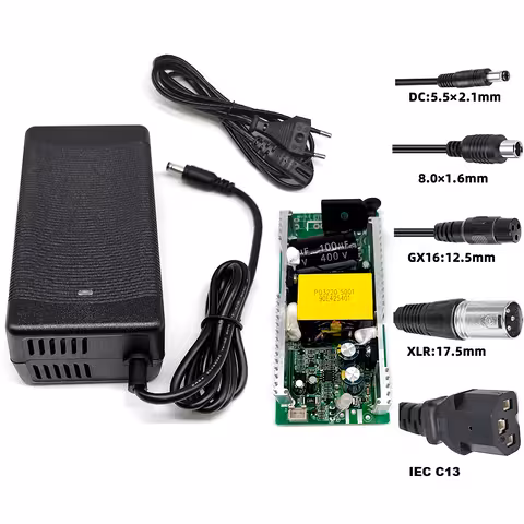 60V–67,2V 2A-laddare kompatibel med olika elfordon, CityCoco, Harley, e-bike och elscooter