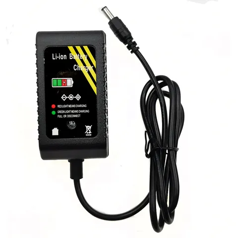 Încărcător Li-Ion 16.8V 2A – vedere de sus Încărcător Li-Ion 16.8V 2A – vedere de sus completă, potrivit pentru baterii 14.4V Li-Ion și unelte electrice portabile