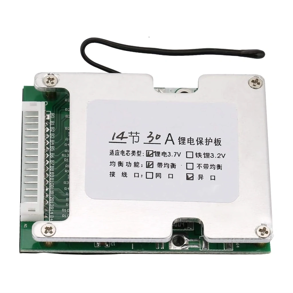 BMS 14S 52V 30A за Li-Ion батерии – защита и балансиране на акумулатори