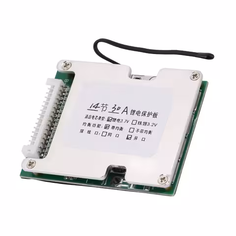 Intelligent BMS-krets 14S 52V 30A med överladdnings- och urladdningsskydd