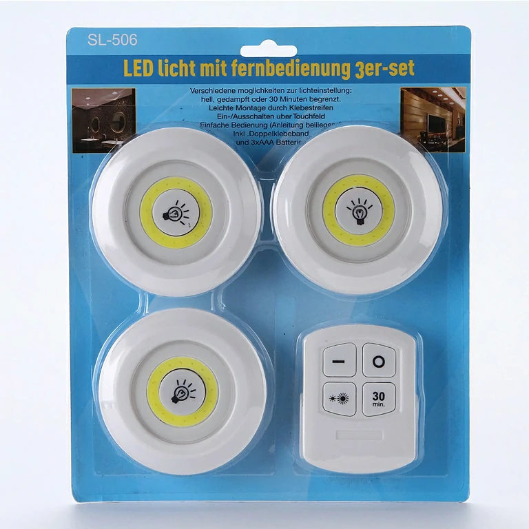 Spoturi LED cu 3 moduri Spoturi LED cu luminozitate reglabilă: luminoasă, redusă și timer 30 minute