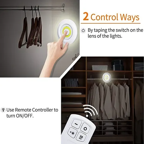 Spoturi LED cu telecomandă Set LED cu telecomandă pentru control simplu și rapid al iluminatului