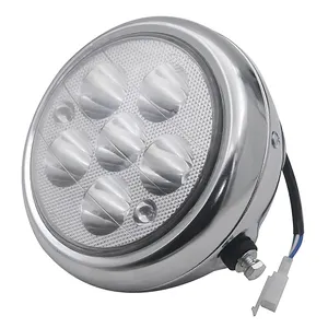 Far LED Rotund 5 Inch pentru Scuter Electric, Moto, Citycoco și Harley - Iluminare 12V-80V