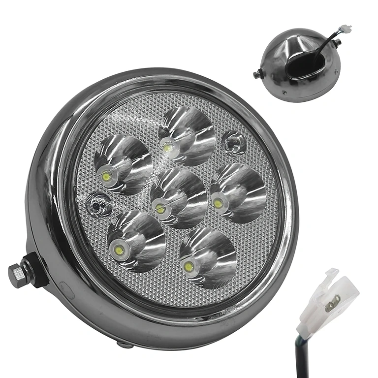 Far LED 60V pentru scutere electrice, iluminare eficientă pentru drumuri.