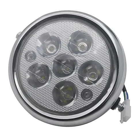 Far LED rotund 5 inch pentru scuter electric Citycoco, iluminare puternică.