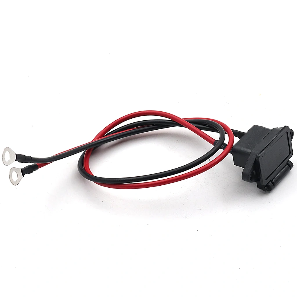 Mufa Alimentare Baterie pentru Scuter Electric Citycoco și Harley – Cablu Încărcare 60 cm