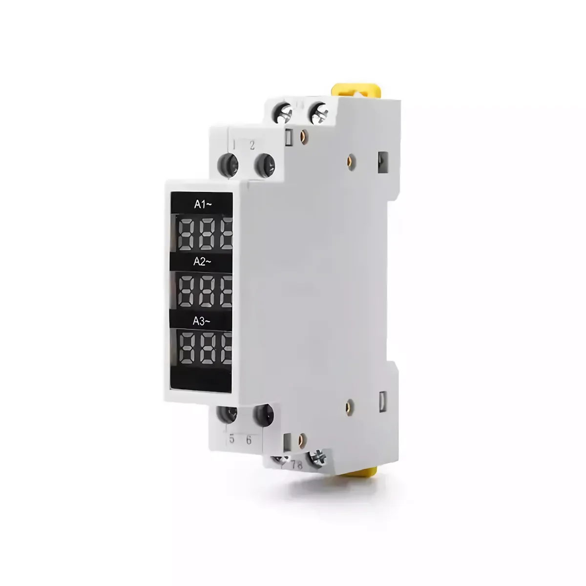 Indicator LED pentru statusul măsurării curentului în ampermetrul trifazat.