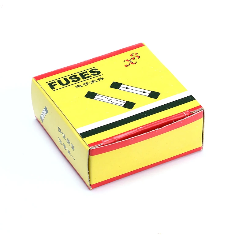 Empaque set 100 fusibles de vidrio 10A 5x20 mm